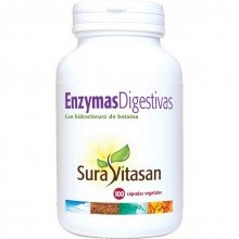 Enzymas Digestivas|  Sura Vitasan  | 100 Cáps | Mejora de las digestiones