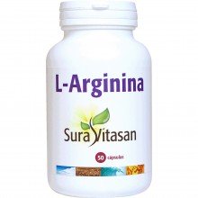 L-Arginina | Sura Vitasan | 50Cáps|es perfecta para el rendimiento cardiovascular