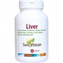 Liver| Sura Vitasan |45Caps| Normal funcionamiento del hígado y favorece el confort digestivo
