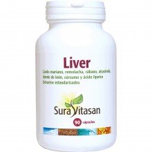 Liver| Sura Vitasan |90Caps| Normal funcionamiento del hígado y favorece el confort digestivo.