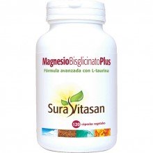 Magnesio Bisglicinato Plus Sura Vitasan |120 Cápsulas| Ayuda a disminuir el cansancio y la fatiga