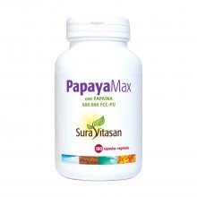 PapayaMax| Sura Vitasan |100 Caps| Alivian el malestar estomacal y facilitan la digestión de proteínas