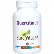 Quercitin 98 | Sura Vitasan |90 Cáps| antihistamínica - antialérgica y antiinflamatoria importante