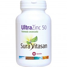 Ultra Zinc 50 mg| Sura Vitasan |90 Caps| Fertilidad y reproducción normal y niveles normales de testosterona