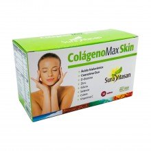 Colágeno Max Skin| Sura vitasan |30 sobres	 |Beneficioso para la piel y el cabello