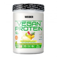 Vegan Protein | Sabor Piña Colada| Weider | en polvo 750gr | La Proteína Vegana + Completa para el Deporte