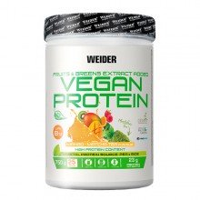 Vegan Protein |Sabor a Mango y Matcha | Weider | en polvo 750gr | La Proteína Vegana + Completa para el Deporte