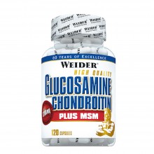 Glucosamine Chondroitine + MSM| Weider |120 Caps|Protector de articulaciones y tendones