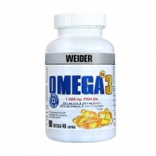 Omega 3 Caps|90 softgels | Weider | apoya un adecuado funcionamiento del corazón