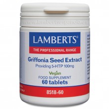 5-HTP | Lamberts | 60cáps 100mg |Contribuye a Aumentar los Niveles de Serotonina