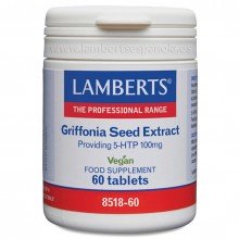 5-HTP 100 mg | Lamberts | 60cáps 100mg |Contribuye a aumentar los niveles de Serotonina