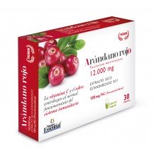 Arandano rojo 120 PAC |Blister 30 cápsulas vegetales| Nature Essential |Aliado de las afecciones del tracto urinario