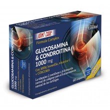 Glucosamina + condroitina 1000 mg|Nature Essential|Blister 60 compr|mantiene el bienestar del sistema óseo y articular