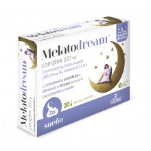 Melatodream Complex 320 mg|Nature Essential| 30 caps vegetales|Disminuye el tiempo necesario para conciliar el sueño