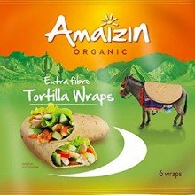 Tortilla Wraps con salvado de trigo  |Amaizin  | 6und 240 g | prepara deliciosas fajitas mexicanas