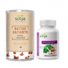 Batido Sotya Toffee Caramelo + Glucomanano  | Sotya | 700g + 100 Cápsulas | Pack Exclusivo