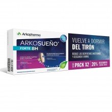 Arkosueño Forte 8H | Arkorelax | Arkopharma | 30 cáps, (x2) duplo | Insomnio y estrés