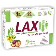 Lax Complex | Pinisan | 60 cáp de 445 mg | Laxante - Ayuda puntual