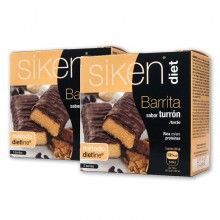 2x1 Siken Diet Barrita de turrón - 10 Barritas | Siken | Control de peso