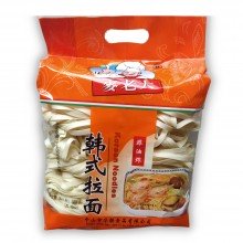 korean Noodles - Tagliatelle Koreano | BA FANG | Bolsa de 580 gr | Deliciosos Tallarines de Trigo al Estilo Koreano