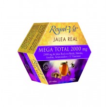 Royal-Vit Mega Total|Jalea Real|Dietisa|20 dosis 2000 mg| ayuda en situaciones de fatiga o cansancio extremo