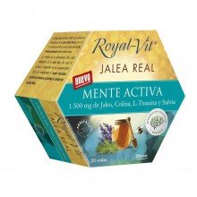 Royal-Vit Mente Activa | Jalea Real | Dietisa | 20 dosis | antiaging para el cerebro