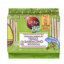 Tostadas Ligeras de Trigo Sarraceno Sin Gluten |Bio Vegan|Diet-Radisson|90g|ricas en fibra