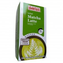 Instant Matcha Latte | Gold Kili - BA FANG Import. | 10 Sachets  25gr | Cremoso Té Verde Matcha con Leche Desnatada
