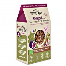 Granola Higo y Almendras Bio Vegan|Sin Gluten|Perfect Bio|250g  |deliciosa en el desayuno en tu yogurt o leche preferida