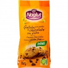 Galleta con Pepitas Choco sin gluten | Noglut - Santiveri|150gr|Alimentos sin gluten para personas celíacas