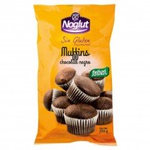 Muffins Chocolate Negro sin gluten | Noglut - Santiveri|210gr|Alimentos sin gluten para personas celíacas