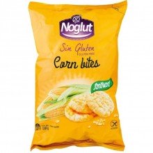 Corn Bites Mini sin gluten -Tortitas Maíz | Noglut - Santiveri|100g|Alimentos sin gluten para personas celíacas
