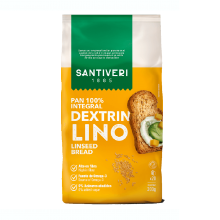 Dextrin Integral Pan con Semillas Lino | Santiveri|240g|Un pan de fácil digestión gracias a su doble horneado