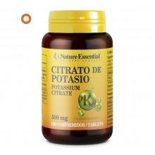 Citrato de potasio 500 mg | Nature Essential| 120 comprimidos | Reduce las piedras en el riñon