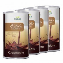 Pack x 4 | Batidos Saciantes Sotya - Sabor Chocolate | Sotya | 2,800g