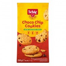 Choco Chips Cookies Sin Gluten |Dr. Schar|200g |Las originales galletas con pepitas de chocolate sin gluten y sin lactosa