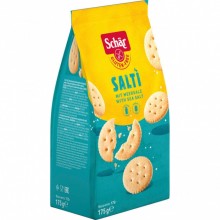 Salti Crackers Salados Sin Gluten |Dr. Schar|175g|El snack dulce y salado ideal para diversos acompañamientos