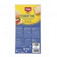 Ciabattine Pan Chapata Sin Gluten |Dr. Schar|200g |Panecillos de chapata para hornear sin gluten