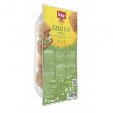 Ciabattine Chapata Rustica Sin Gluten |Dr. Schar|200g |Panecillos de chapata para hornear con semillas y cereales