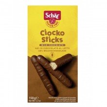 Ciocko Sticks Sin Gluten|Dr. Schar|150 gr| Un crujiente snack de chocolate sin gluten