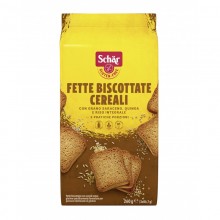 Fette Biscottate Cereali|Dr. Schar|260g|Tostadas ligeras y crujientes con Cereales