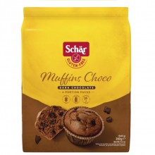 Muffins Choco Sin Gluten |Dr. Schar|260g| Magdalenas de chocolate sin gluten
