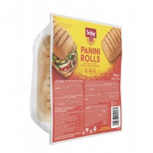 Panini Rolls Sin Gluten |Dr. Schar|225 g (3x 75 g)|un clásico bocadillo tostado al estilo italiano