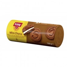 Mini Choco galletas Sin Gluten|Dr. Schar|100 gr|Delicioso cacao con crema de leche