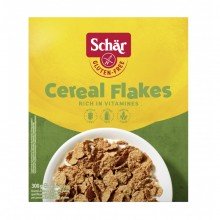 Cereales Flakes Fibra  Sin Gluten |Dr. Schar|300  gr|Copos de arroz y de maíz con una porción extra de energía