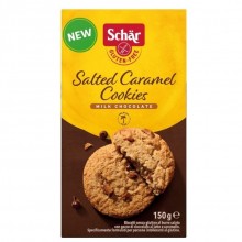 Salted Caramel Cookies Sin Gluten|Dr. Schar|150g|Galletas de caramelo y chocolate con leche con un toque salado