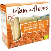 Tartines Craquantes de Quinoa |Tostadas de Pan Sin Gluten Bio Vegan|Le Pain Des Fleurs|150gr| ideales como aperitivo