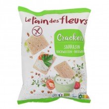 Crackers Mini Trigo Sarraceno |Sin Gluten|Bio Vegan|Le Pain Des Fleurs|75g| ideales como aperitivo