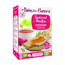 Special Matin Tostadas Multicereales |Sin Gluten|Bio Vegan|Le Pain Des Fleurs|230g| deliciosas para el desayuno