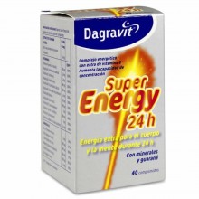 Dagravit Super energy 24h | 40comp | 24 horas de energía y vitalidad.
